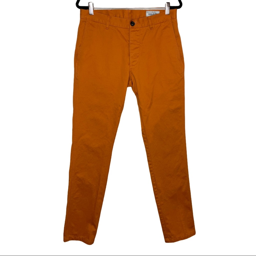 HOOK & ECHO Orange Chino Pants Size 32